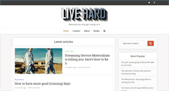 Desktop Screenshot of livehard.co.uk